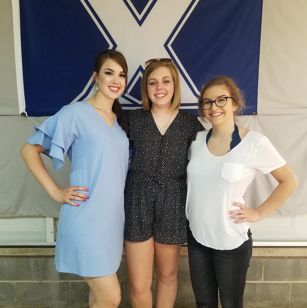Blue dress